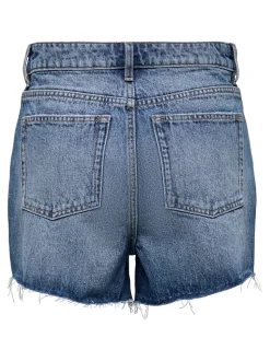-ONLGABI Hohe Taille Normal geschnitten Jeans-Shorts