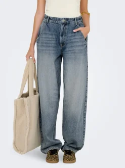ONLGIA Mittlere Taille Baggy Fit Jeans