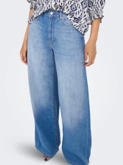 ONLGIULIA Hohe Taille Weiter Beinschnitt Jeans