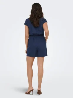 ONLGOA Leinen Playsuit