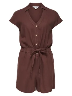 ONLGOA Leinen Playsuit