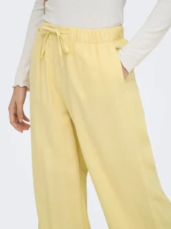 ONLGOA Gerade geschnitten Leinen Hose