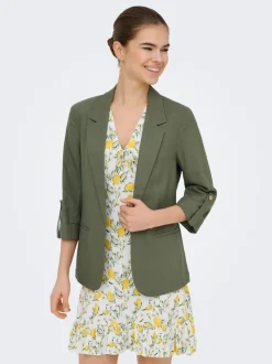 ONLGOA Leinen Blazer
