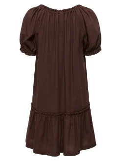 ONLGOA Leinen Kurzes Kleid