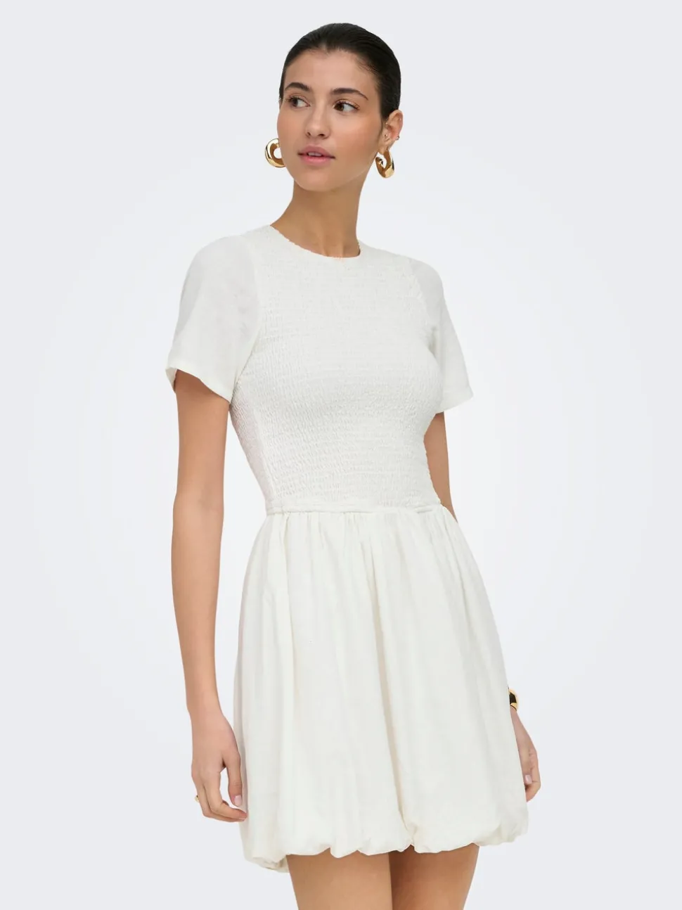 ONLGOA Leinen Kurzes Kleid