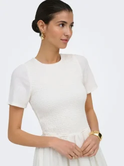 ONLGOA Leinen Kurzes Kleid