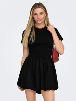 ONLGOA Leinen Kurzes Kleid