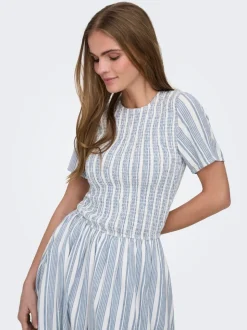 ONLGOA Leinen Kurzes Kleid
