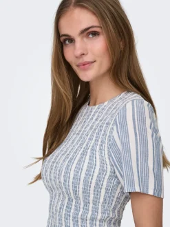ONLGOA Leinen Kurzes Kleid