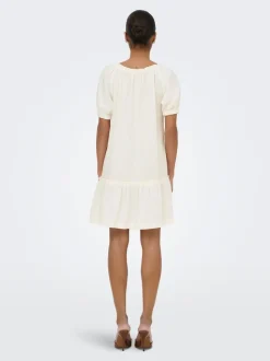 ONLGOA Leinen Kurzes Kleid