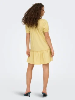 ONLGOA Leinen Kurzes Kleid