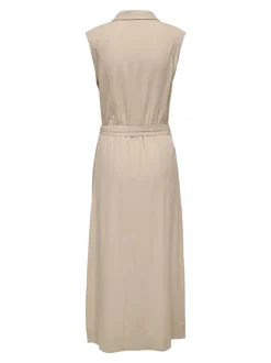 ONLGOA Leinen Langes Kleid