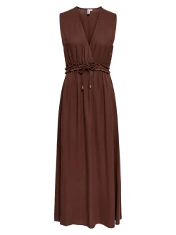 ONLGOA Leinen Langes Kleid