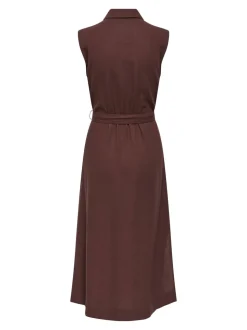 ONLGOA Leinen Langes Kleid