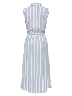 ONLGOA Leinen Langes Kleid