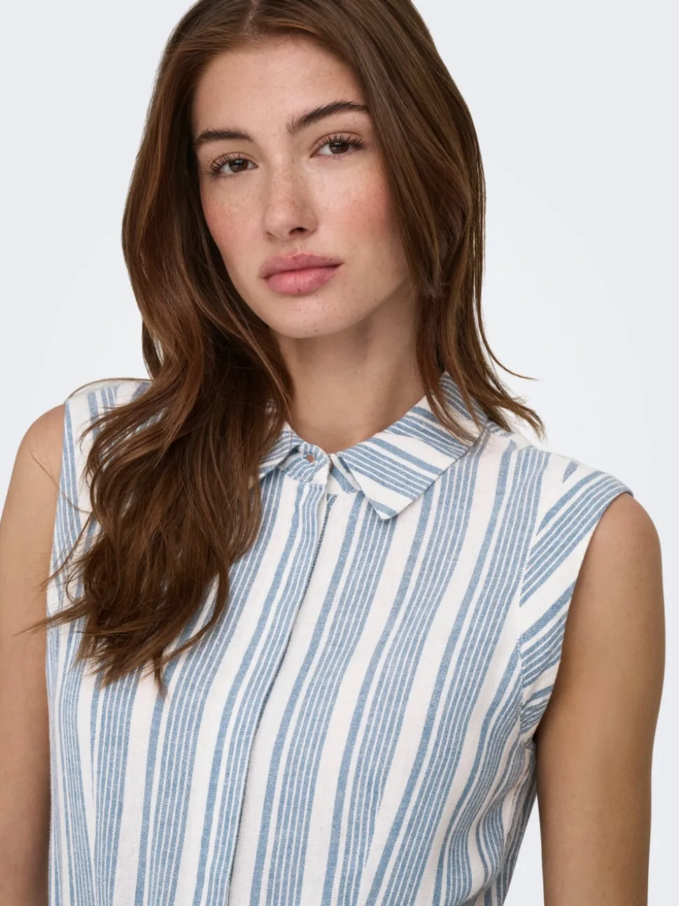 ONLGOA Leinen Langes Kleid