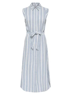 ONLGOA Leinen Langes Kleid
