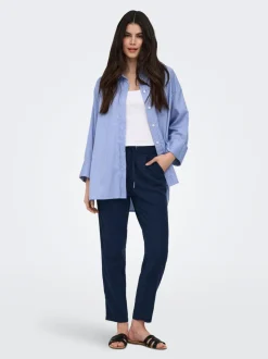 ONLGOA-POPTRASH Komfort Fit Leinen Hose