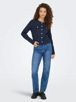 ONLHAZEL Hohe Taille Gerade geschnitten Jeans
