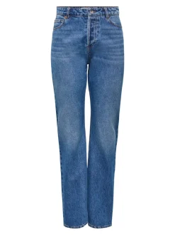 ONLHAZEL Hohe Taille Gerade geschnitten Jeans