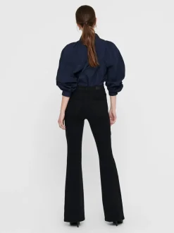 ONLHELLA Hohe Taille Flared Jeans