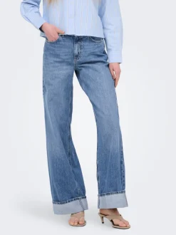ONLHOPE Hohe Taille Weiter Beinschnitt Jeans