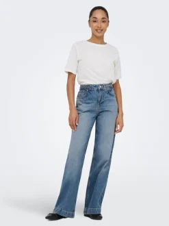ONLHOPE Hohe Taille Weiter Beinschnitt Jeans