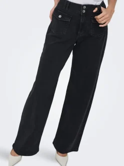 ONLHOPE Hohe Taille Weiter Beinschnitt Jeans
