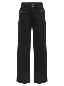 ONLHOPE Hohe Taille Weiter Beinschnitt Jeans