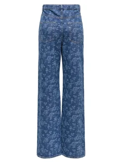 ONLHOPE Hohe Taille Weiter Beinschnitt Knöchellang Jeans