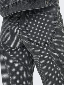 ONLHUDSON Mittlere Taille Weiter Beinschnitt Jeans