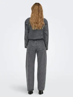 ONLHUDSON Mittlere Taille Weiter Beinschnitt Jeans