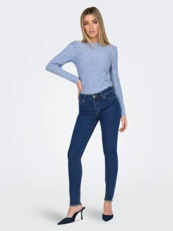 ONLHUSH Mittlere Taille Skinny Fit Knöchellang Jeans