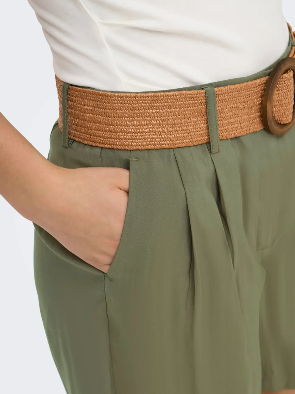 ONLIBIZA Hohe Taille Normal geschnitten Bermuda Shorts
