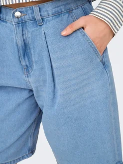 ONLIVY Weiter Beinschnitt Jeans-Shorts