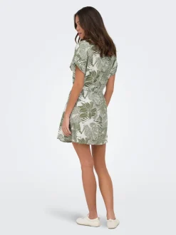 ONLJAKIRI Leinen Kurzes Kleid