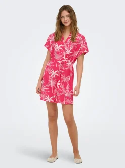 ONLJAKIRI Leinen Kurzes Kleid