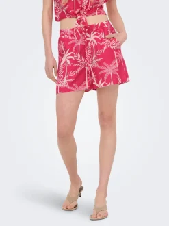 ONLJAKIRI Normal geschnitten Leinen Shorts