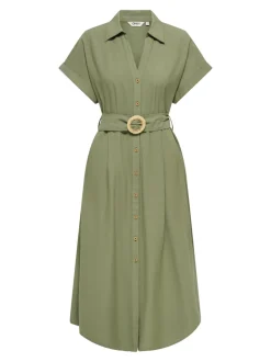 ONLJAKIRI Leinen Langes Kleid
