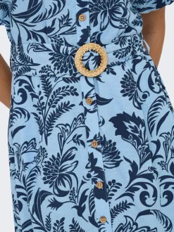 ONLJAKIRI Leinen Langes Kleid