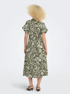 ONLJAKIRI Leinen Langes Kleid