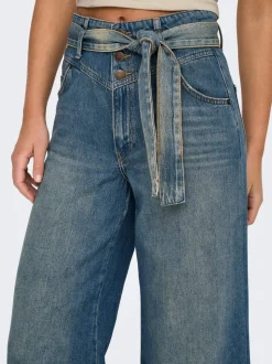 ONLJOELLE Hohe Taille Weiter Beinschnitt Jeans