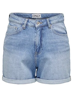 ONLJOSEPHINE Hohe Taille Normal geschnitten Jeans-Shorts