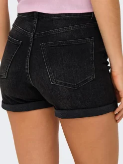 ONLJOSEPHINE Hohe Taille Normal geschnitten Jeans-Shorts