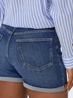 ONLJOSEPHINE Hohe Taille Normal geschnitten Jeans-Shorts