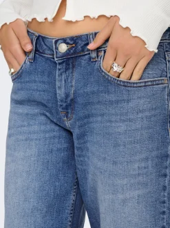 ONLJUDY-O Niedrige Taille Gerade geschnitten Jeans