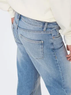 ONLJUDY-O Niedrige Taille Gerade geschnitten Jeans