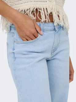 ONLJUDY-O Niedrige Taille Gerade geschnitten Jeans
