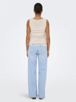 ONLJUDY-O Niedrige Taille Gerade geschnitten Jeans