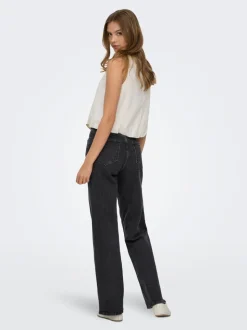 ONLJUICY Hohe Taille Weiter Beinschnitt Jeans